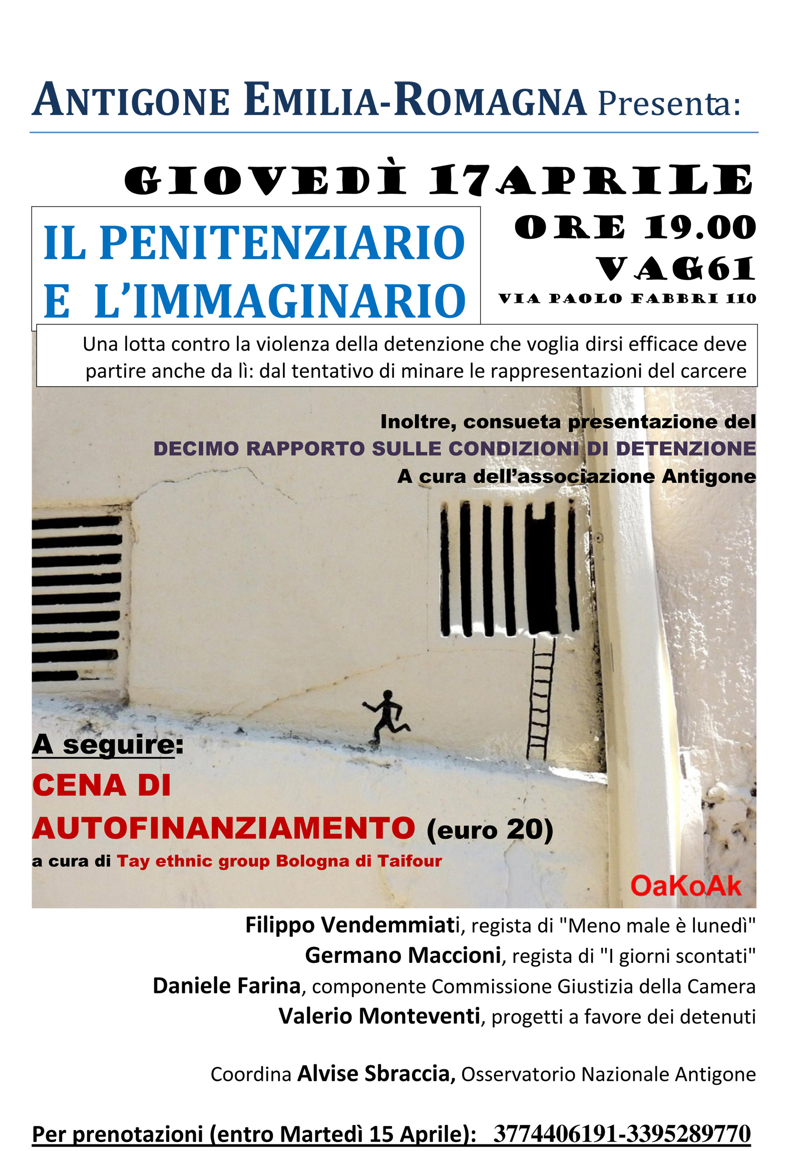 Volantino antigone 17 Aprile